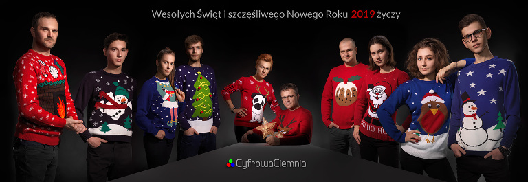 swiąteczne zdjęcie firmowe w studio