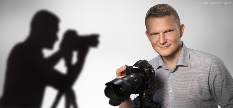 studyjny portret fotografa